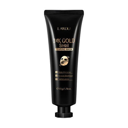 Gold Foil Snail Tear-Off Mask Hydrating