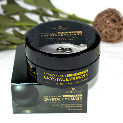 Luxurious Black Pearl Eye Mask Gel Crystal Moisturizing Collagen